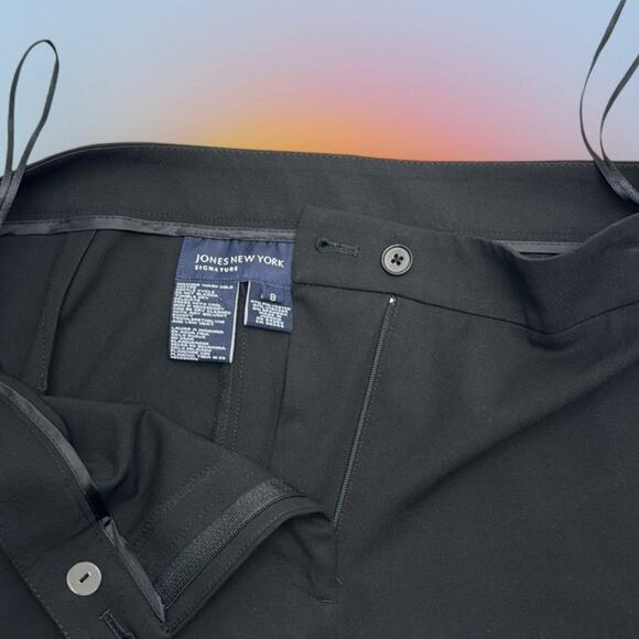 JONES NEW YORK Women’s 8 Black Boot Dress Pant - Picture 4 of 4